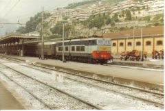 
FS 'E656-163' at Ventemiglia, Italy, June 1983